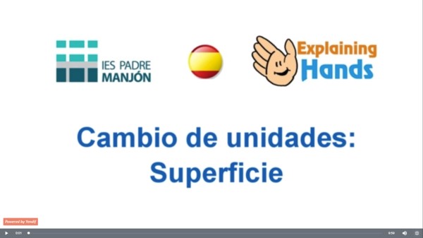 3.2. Cambio de unidades de superficie