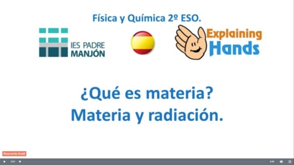 1. ¿Qué es materia? Materia y radiación